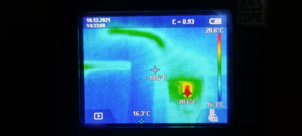 Termowizja, która pomaga znaleźć miejsce problemu