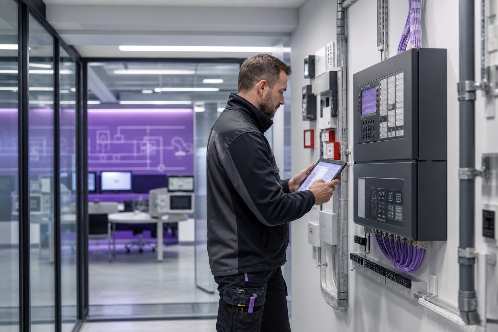 Programowanie systemu sygnalizacji pożaru